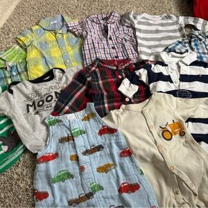 Baby boys 3-6 months onesies